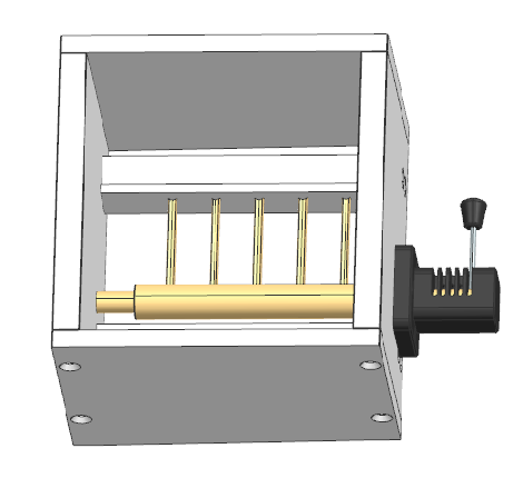 Manual 6-inch wafer elevator display